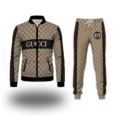 gucci tracksuit top mens|authentic gucci tracksuit.